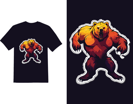Striker Design and Template Striker and Catun illustration designs on solid color