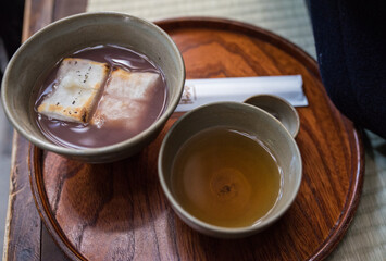 Zenzai, a traditional Japanese sweet