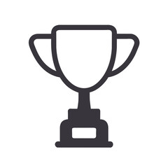 Trophy achievement win icon