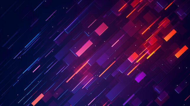 Technology abstract background with lines