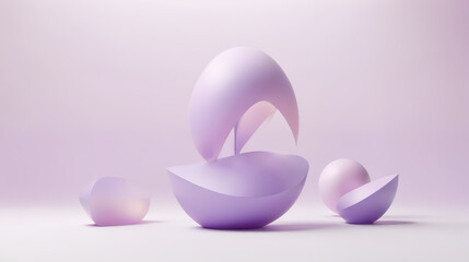 Three Eggs on Table