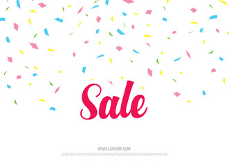 sale banner layout design vector illustration