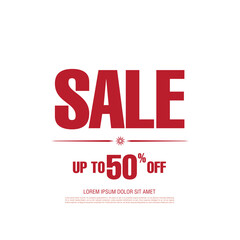 sale banner layout design vector illustration