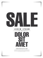 sale banner layout design vector illustration