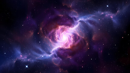 Naklejka na ściany i meble Cosmic starry sky background, nebula space