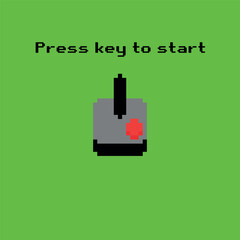 pixel art - joystick