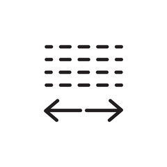 Direction Justify Text Line Icon