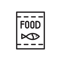 Fish Fishing Food Line Icon