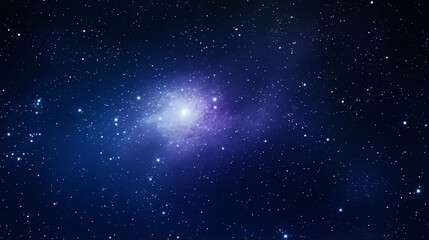 Fototapeta na wymiar Stunning illustration of nebula sparkling in the night sky