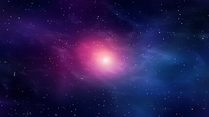 Fototapeta premium Stunning illustration of nebula sparkling in the night sky