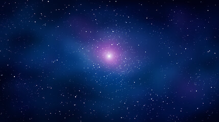 Obraz premium Stunning illustration of nebula sparkling in the night sky