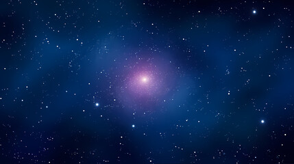 Fototapeta premium Stunning illustration of nebula sparkling in the night sky