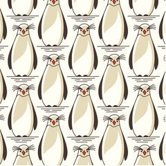 Cute Penguin Designs in Fabric, Wallpaper and Home Decor