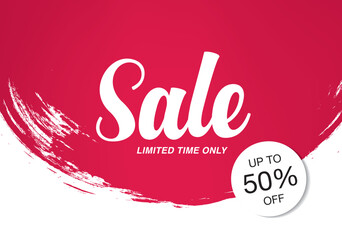 sale banner layout design vector illustration