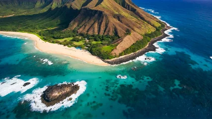 Fototapeten Oahu Hawaii Aerial  © rouda100