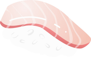 Sushi Illustration. Japanese food Illustration.