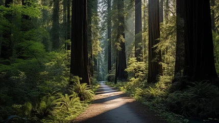 Foto op Plexiglas path in the forest © Image Studio