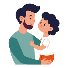 Obraz premium Happy Father Day Vector