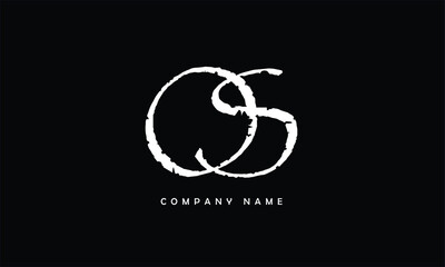SO, OS, S, O Abstract Letters Logo Monogram