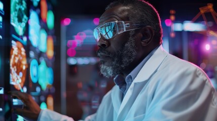 Fototapeta premium Scientist is conducting research