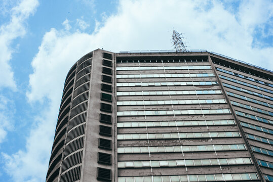 The ancient Cocoa House located in Dugbe, a major commercial area in Ibadan, Oyo, Nigeria on March 22, 2024. The first skyscraper in West Africa built from proceeds of Cocoa, Rubber and Timber