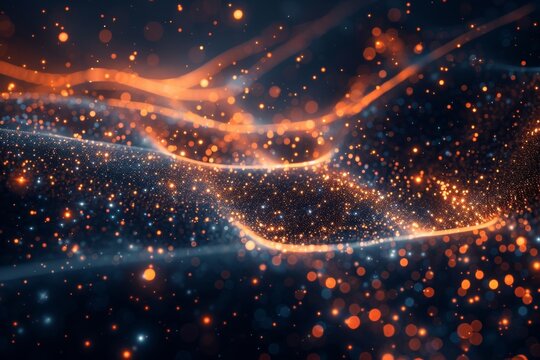 Machine learning technology has enabled the creation of captivating digital artwork through generative algorithms.