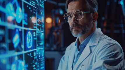 Scientist is conducting research - Powered by Adobe