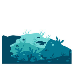 Coral and reef background 