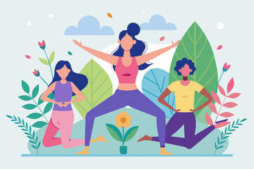 Fototapeta na wymiar yoga girl vector illustration