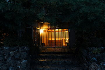 Arashiyama, Kyoto, Japan in the Evening