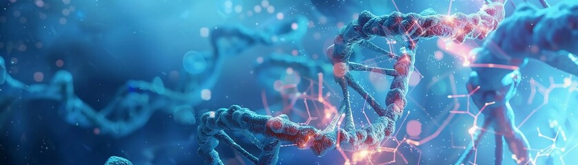CRISPR-Cas9 Technology, revolutionary CRISPR-Cas9 gene-editing technology, generative AI - obrazy, fototapety, plakaty