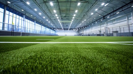The indoor stadium boasts the latest turf technology providing players with a fast and responsive playing surface.