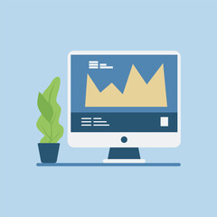 Flat illustration design business concept