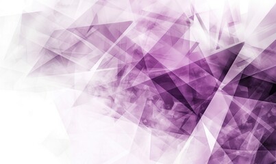 Abstract purple haze with geometric shapes - A complex visual with geometric shapes overlaid with a smoky purple haze, evoking mystery
