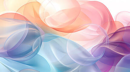 Watercolor circles, trendy pastel background with creative painting