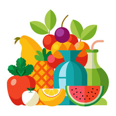 Illustration of Fruits