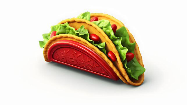 Tacos Icon 3d
