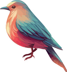 Bird illustration artificial intelligence generation. ...