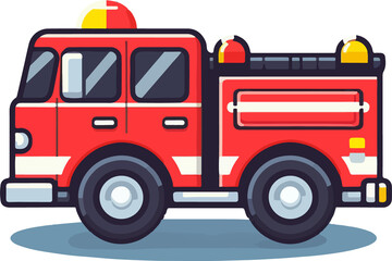 Firefighter illustration artificial intelligence generation.