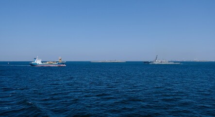 Obraz premium 【東京】東京湾浦賀水道あたりの風景