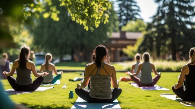  Women's Yoga Collective Embracing Nature's Harmony in Outdoor Sessions