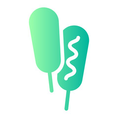 corndog Gradient icon