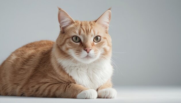 a cat on a white background