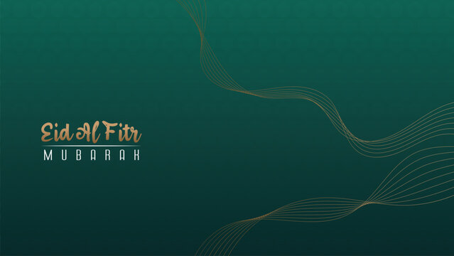 premium luxury eid al fitr design vector, banner, wallpaper, greeting background on social media and print media