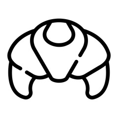 croissant Line Icon