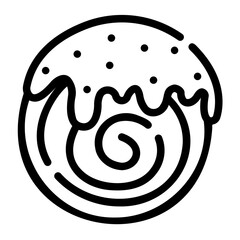 cromboloni Line Icon