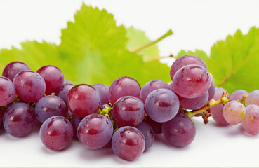 Grapes ,cut out on white background