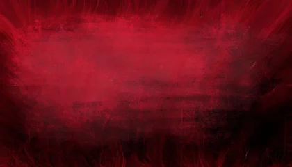 Foto op Aluminium abstract red background with black grunge background texture in modern art design layout pink burgundy background in elegant vintage background faded color red paper texture grungy horror © Francesco