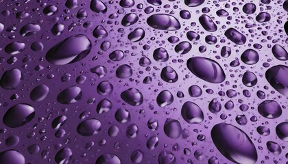 a lot of water droplets on metal or metallic surfaces in purple and dark purple shades for mobile smartphone background or wallpaper 3d rendering