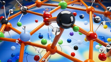 Macro view of a chemical network acting as a communication platform